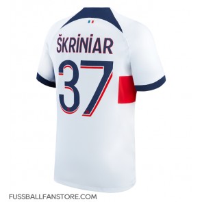 Paris Saint-Germain Milan Skriniar #37 Replik Auswärtstrikot 2023-24 Kurzarm